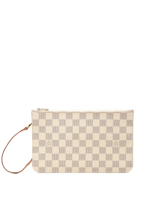Louis Vuitton Pre-Owned 1990-2020 Damier Azur Neverfull Pochette pouch White MO0LPHIN9QJSIC32
