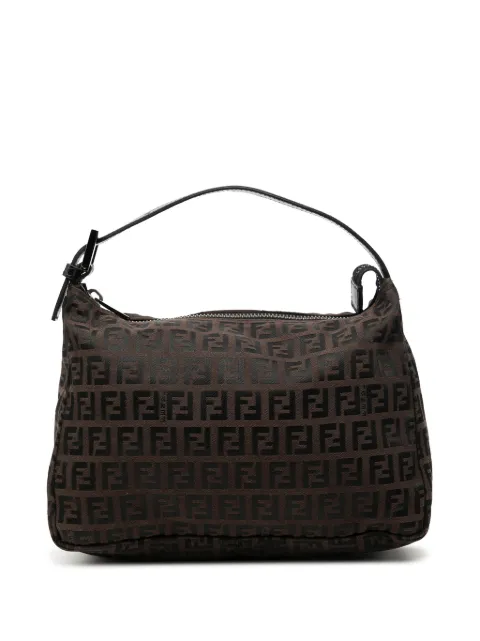 Fendi Pre-Owned 2000-2010 Zucchino Canvas handbag Brown IS10WF6VFZ2FJHG7
