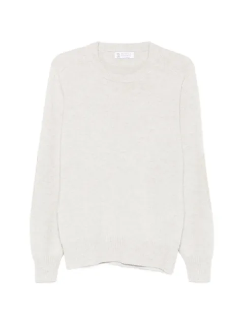Brunello Cucinelli elbow-patch sweater Grey M22709800C2719