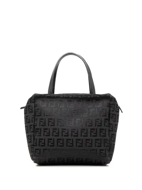 Fendi Pre-Owned 2000-2010 Mini Zucchino Canvas handbag Black 1SLDEXVUMKI0FU7Z