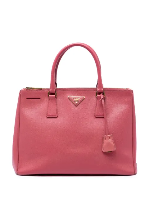 Prada Pre-Owned 2010-2026 Large Saffiano Lux Galleria Double Zip tote bag Pink E1XTBOGAFSPNI8CQ
