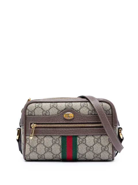 Gucci Pre-Owned 2016-2026 Mini GG Supreme Web Ophidia crossbody bag Neutrals BKJXZEW2SOK0HO7Q