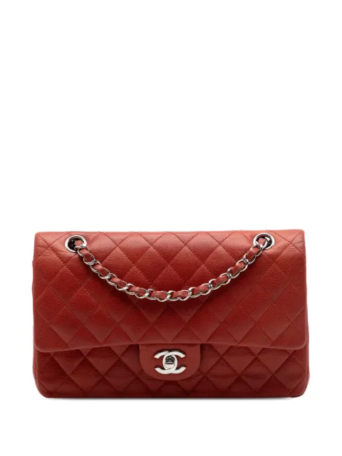 CHANEL Pre-Owned 2010-2011 Medium Classic Caviar Double Flap shoulder bag Red 1NLDCAZM8OOC50B3