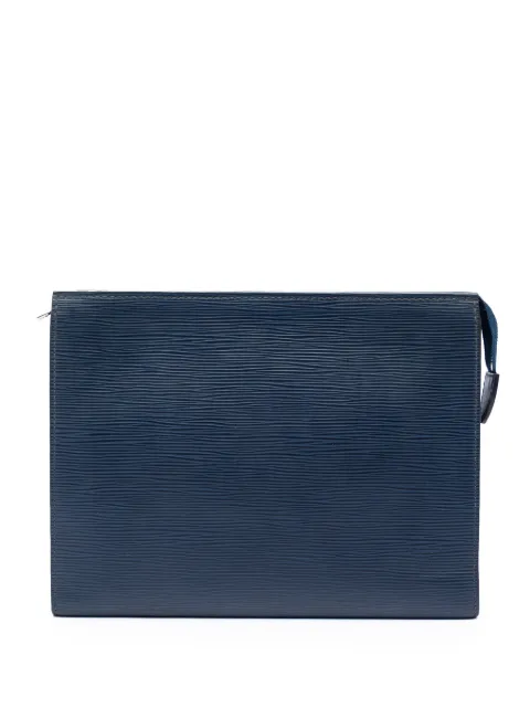 Louis Vuitton Pre-Owned 2017 Epi Toiletry Pouch 26 clutch bag Blue 04PD1NELJTM9J82X