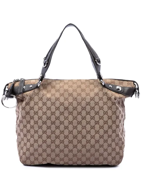 Gucci Pre-Owned 2000-2015 GG Canvas Icon Bit satchel Neutrals 04USRZ6K1SW15NOJ