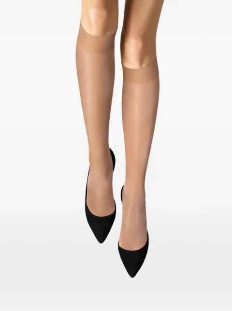 Wolford Satin Touch 20 knee-high socks Neutrals 312514365