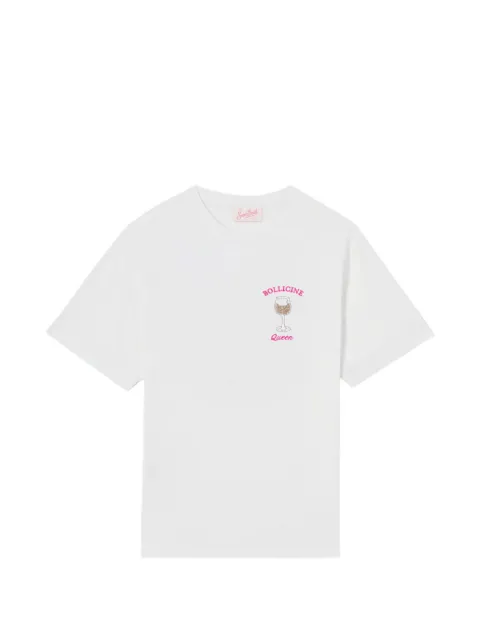 MC2 Saint Barth Emilie rhinestone-embellished T-shirt White EMI0001