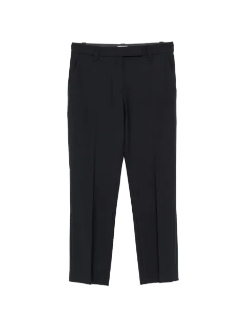 Brunello Cucinelli pressed-crease wool trousers Black M0W07P9169C060