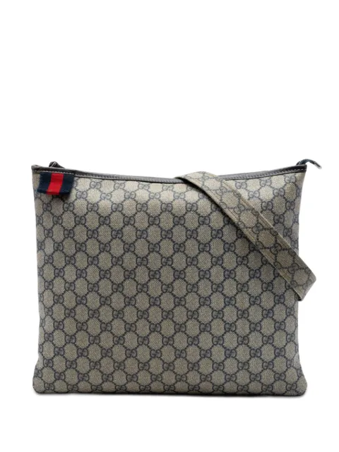 Gucci Pre-Owned 2016-2026 GG Supreme Web crossbody bag Neutrals B1IJHP6SAO6SO2VH