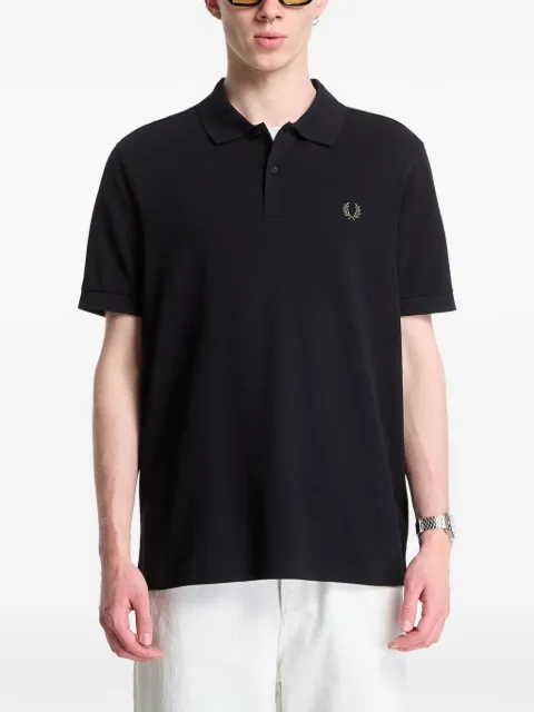 Fred Perry cotton polo shirt Black M600013C