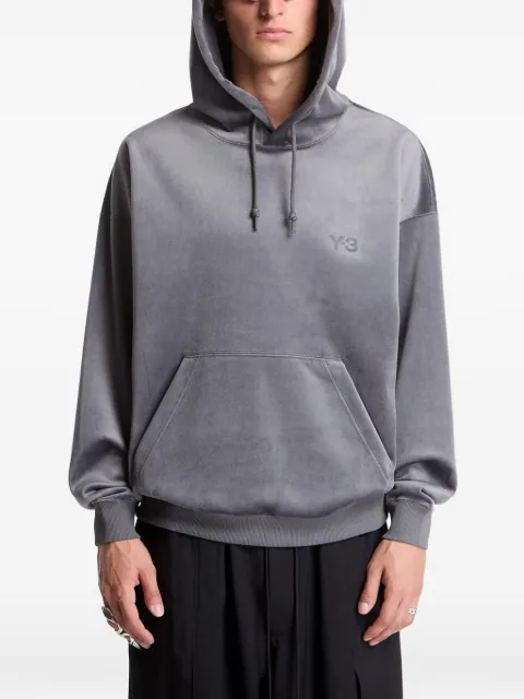 Y-3 velvet corduroy hoodie Grey KU2196