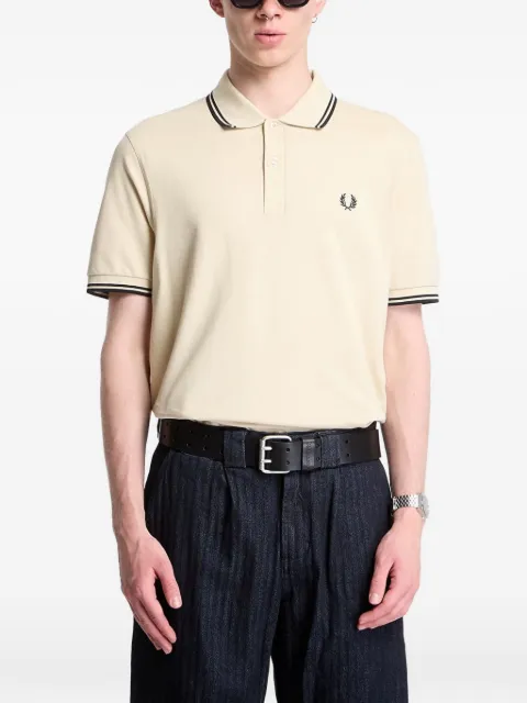 Fred Perry cotton polo shirt Neutrals M360007C