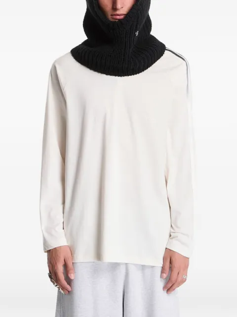 Y-3 oversized gradient stripes long-sleeve T-shirt Neutrals KU2195