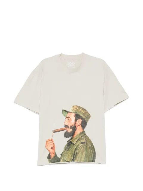 Melt graphic-print T-shirt Neutrals MS5381