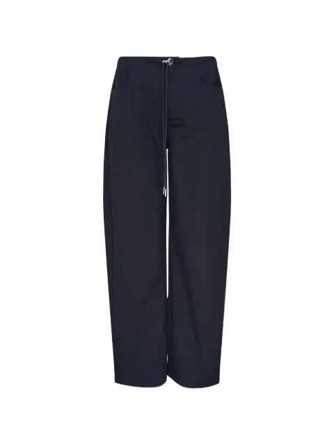 GLOWNY Curve drawstring trousers Blue GY26SPPT002000