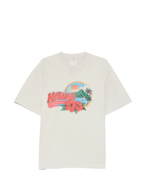 Melt graphic-print T-shirt Neutrals MS5378