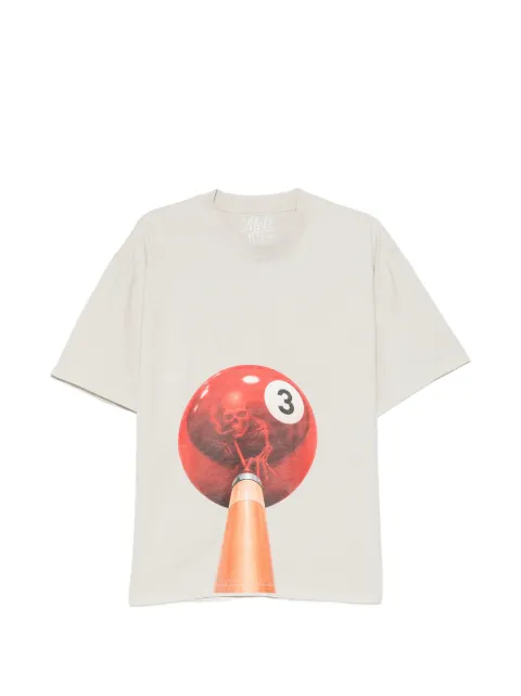 Melt graphic-print T-shirt Neutrals MS5375