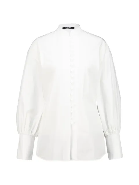 Balmain batwing-sleeve poplin shirt White HF1HR165CG72