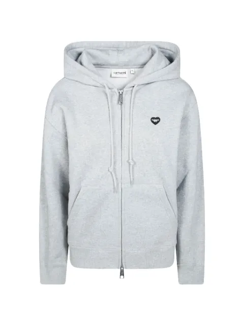 Carhartt WIP hooded small heart patch jacket Grey I037153