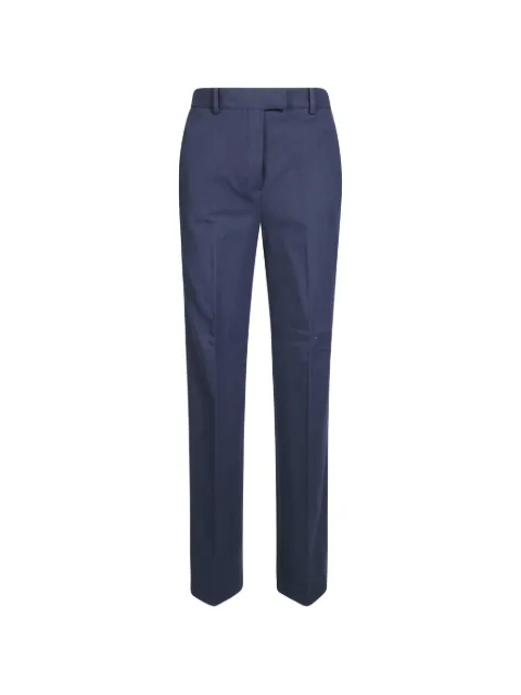 Circolo 1901 pressed-crease tailored trousers Blue FD4044