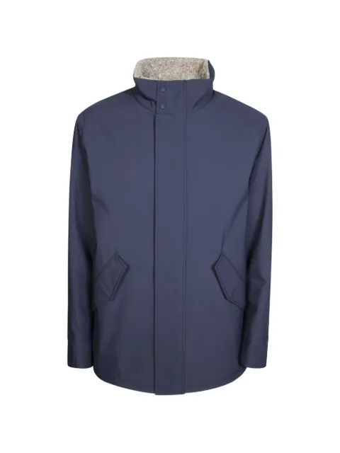 Herno fleece-lined high-neck jacket Blue GC000121U12923