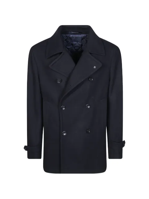 Tagliatore double-breasted pea coat Blue MONACOF770065B3521