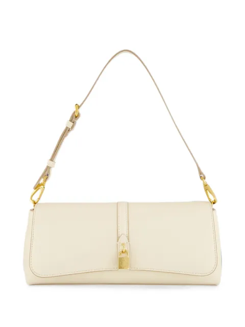 Stella McCartney Ryder padlock clutch bag Neutrals 7P0091WP0533