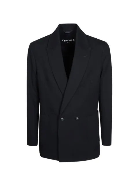 Circolo 1901 double-breasted blazer Black CN5379