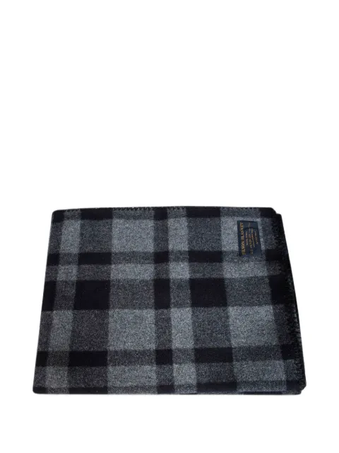 Filson Mackinaw checked wool blanket Grey FMOGG0037W0455