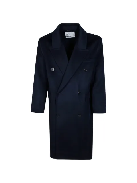 AMARÁNTO double-breasted coat Blue B6AC0003