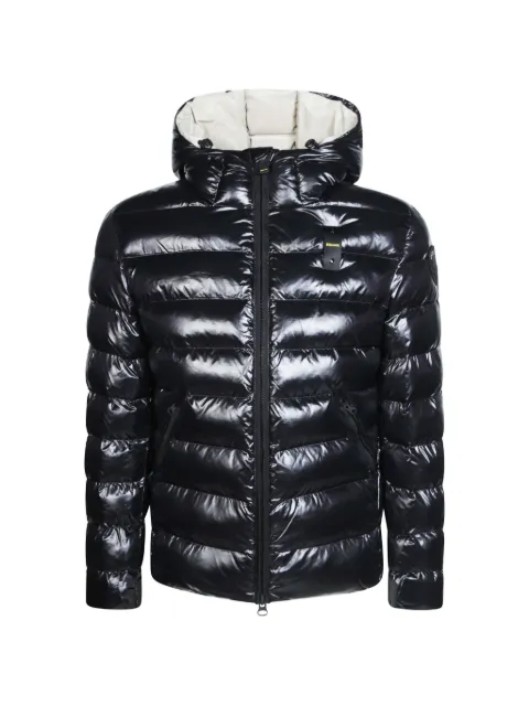 Blauer Adams quilted hooded jacket Black 26WBLUC02054005958