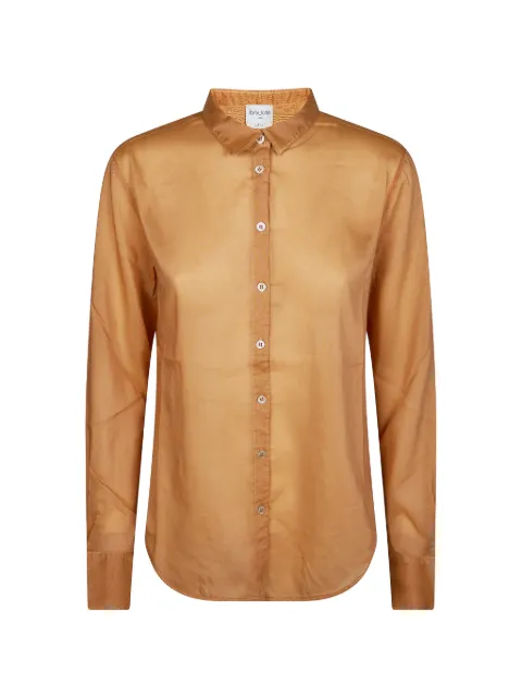Forte Forte cotton-silk shirt Brown 15102