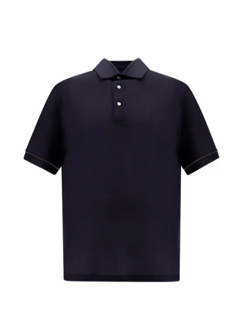 Herno wool polo shirt Blue JPL0011UR52068