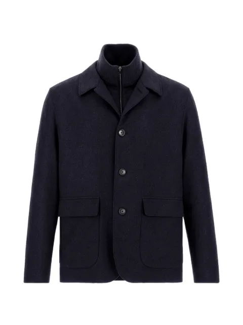 Herno single-breasted blazer Blue GA00023UR38087