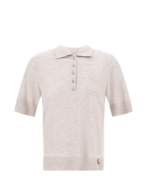 Herno knit polo shirt Neutrals JPL0004DR52147