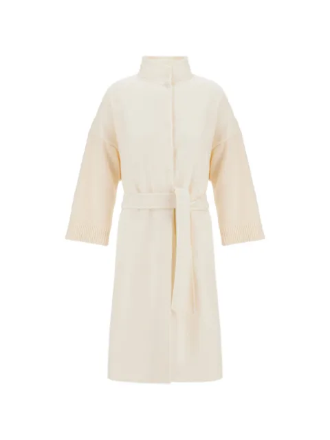 Herno Resort belted turtleneck cardigan Neutrals GC00079DR33415