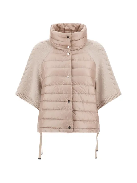 Herno Resort quilted cable-knit jacket Neutrals PI00161DR12017Z