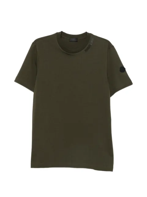 Moncler logo-patch T-shirt Green L20918C0000689AUG
