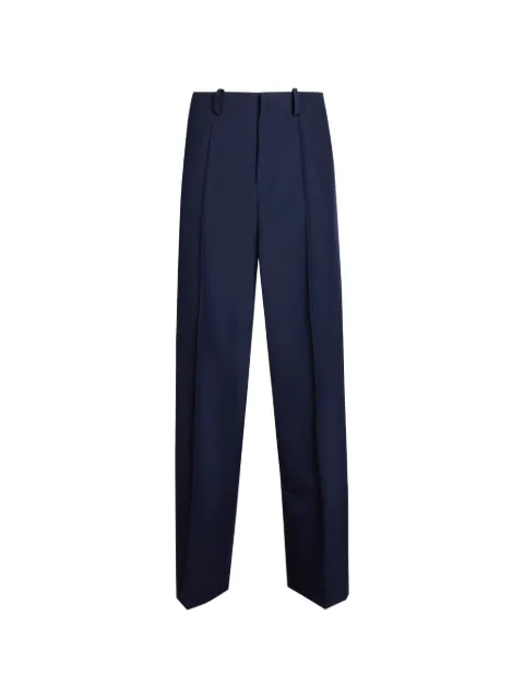 Marni pressed-crease tailored trousers Blue PAMA0663A0UTWA55