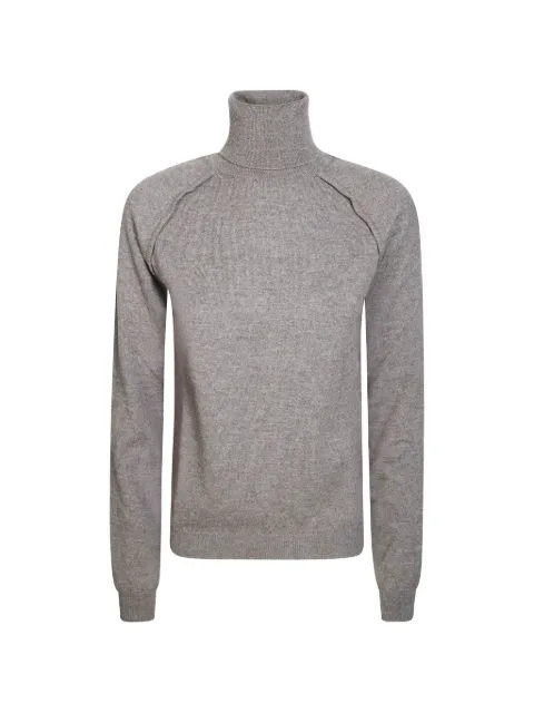 DONDUP roll-neck long-sleeve sweater Brown DT450M01038D002