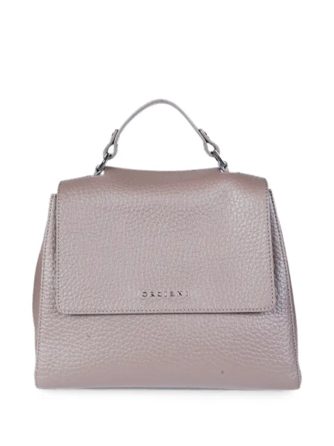 Orciani small Sveva pebbled calf leather tote bag Neutrals B01999SOF