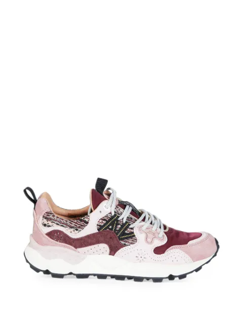 FLOWER MOUNTAIN Yamano 3 panelled sneakers Pink 001201781728