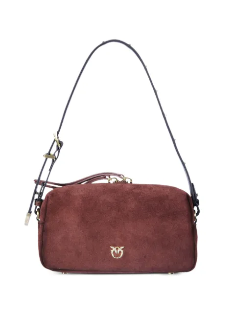 PINKO Bauletto Trittico suede shoulder bag Brown 106967A3DB