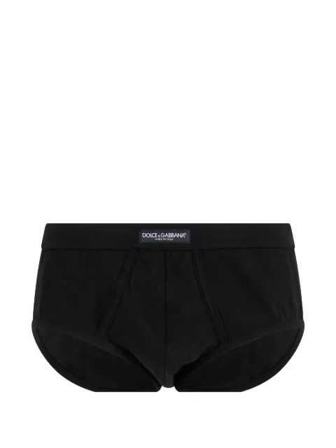 Dolce & Gabbana logo-patch briefs Black M3E85JFUEB0