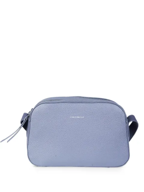 Coccinelle grainy leather shoulder bag Grey E1VGF150101