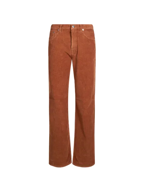 Haikure Korea corduroy-texture trousers Brown HEW03185GF184PX