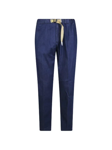 White Sand belted straight trousers Blue 26WSU66341