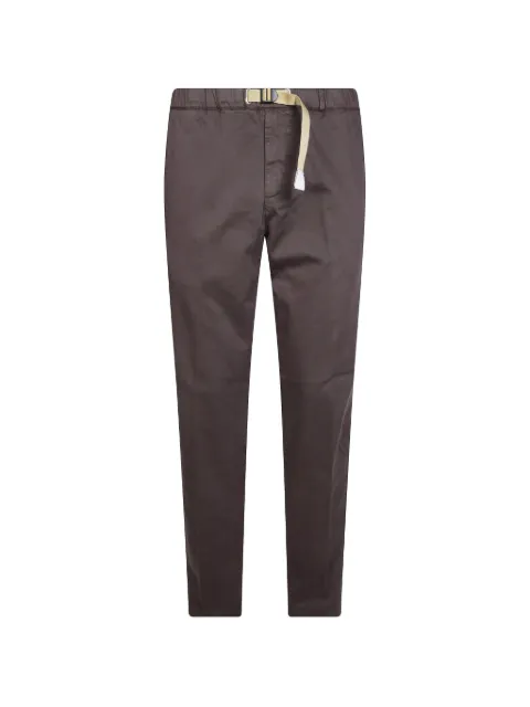 White Sand gabardine belted trousers Brown 26WSU6605