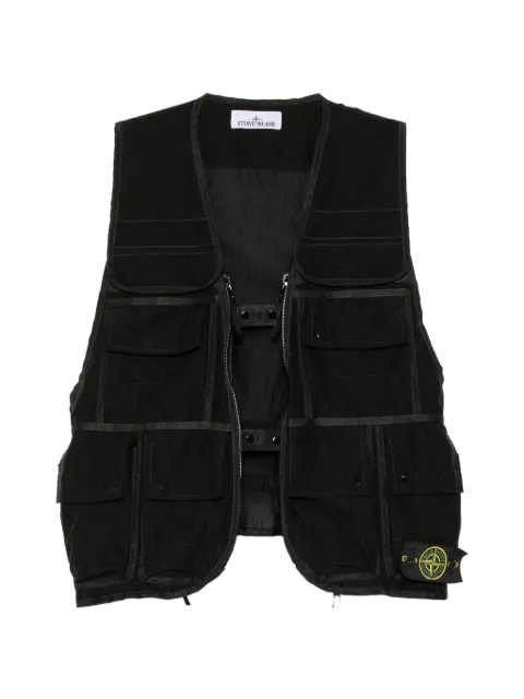 Stone Island multi-pocket harness vest Black L2S15G100016S0424