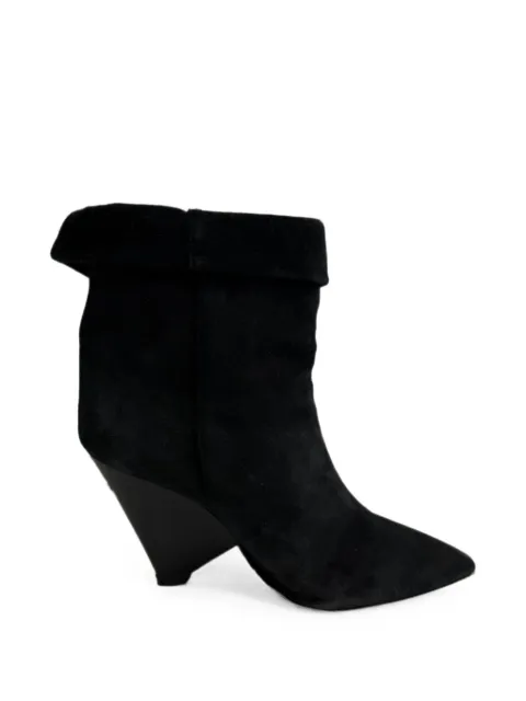 Isabel Marant Vintage pointed-toe ankle boots Black RFCPUGBSH757336W